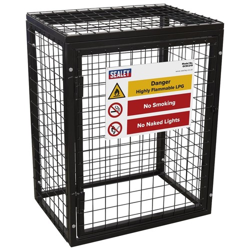 Sealey safety cage x 47kg - sealey,