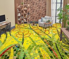 3D Yellow Brick 3429 Floor