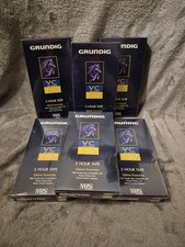 6 X Grundig E-180 VHS Blank