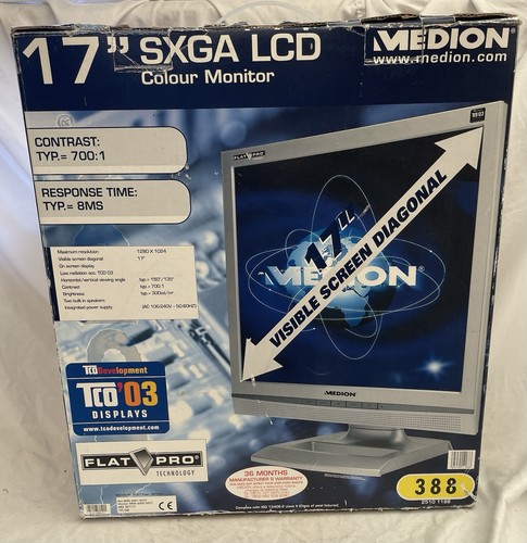 Medion sxga lcd colour - medion, 17"