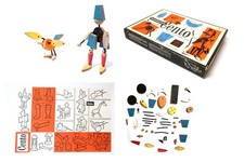 Classic Vintage 1970 KIDDICRAFT CENTO Wooden build + Leaflets design centre