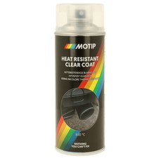 Motip High Temp Heat Resistant Clear Varnish Lacquer Aerosol Spray Paint 400ml