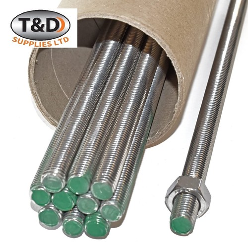 Stainless steel threaded - 1m,