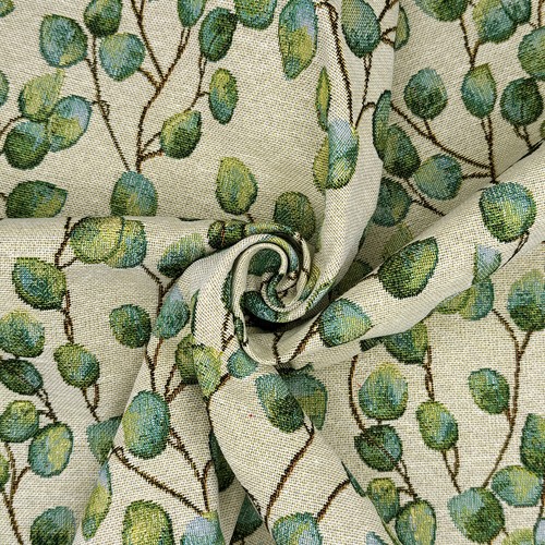 Tapestry fabric green - fabric,