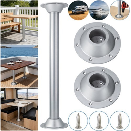 Silver island table - leg, set