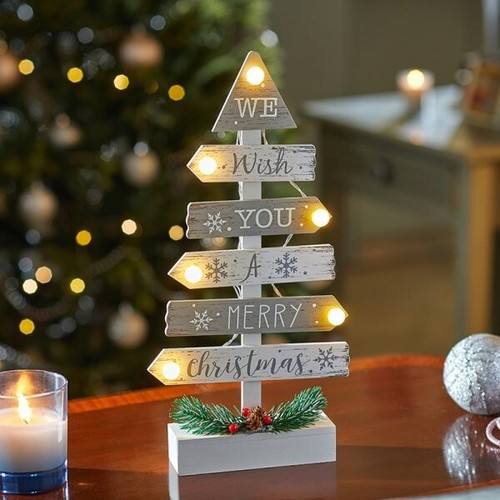 Christmas wooden tree - christmas,