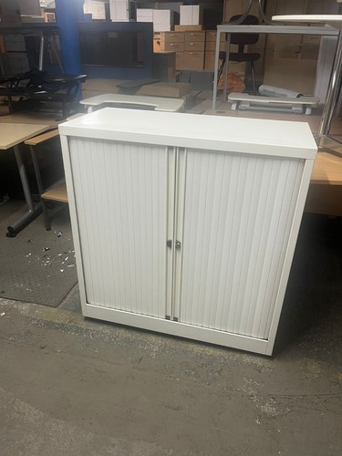 White metal silverline tambour - metal,
