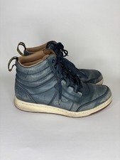 DR MARTENS AIR WAIR Derry Blue Leather Sporty Boots Mens Size 42 US 9 Lace Up