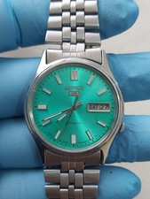 Vintage Seiko 5 Automatic Aqua