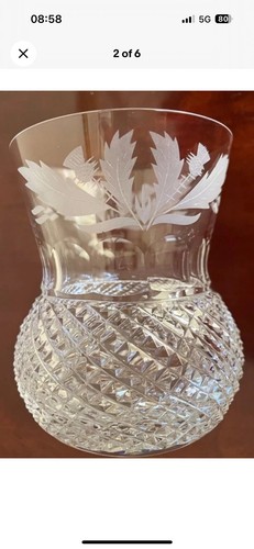 Edinburgh crystal thistle - crystal,