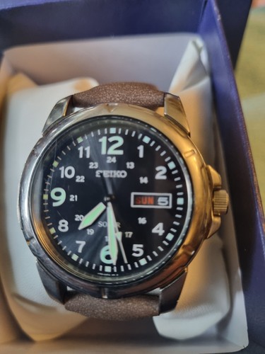 Seiko solar v158 oado military - seiko, v158-oado