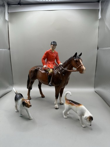 Vintage beswick horse rider - vintage,