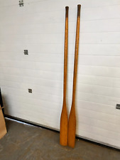 Vintage Pair of Wooden Oars