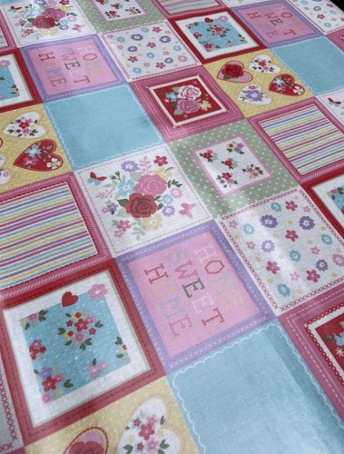 Oilcloth coated floral - coated,