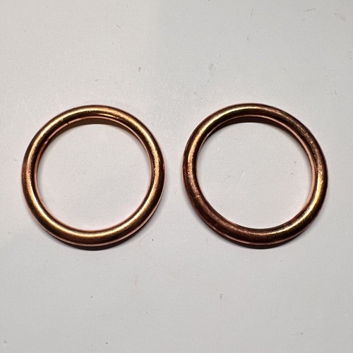 Qty copper exhaust gaskets - qty,