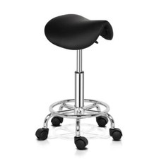 Rolling saddle stool - rolling,