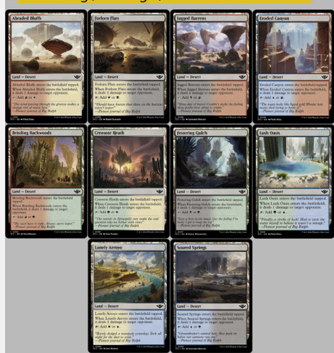 Mtg dual lands otj damage - lands,