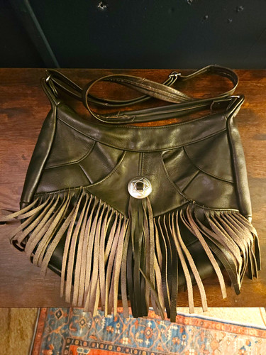 Black western boho - western,