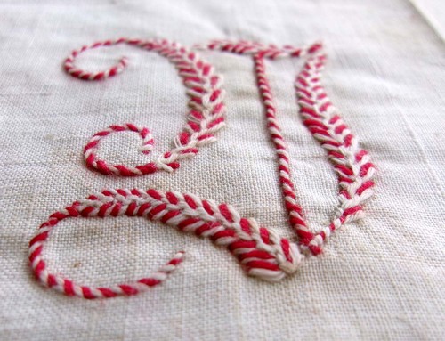 Antique embroidery practice - antique,