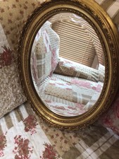 Vintage gold gilt beveled - gilt,