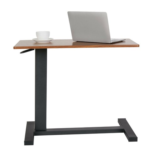 Side table shaped overbed - table,