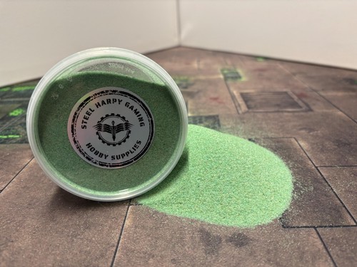 Hobby supplies green - -, sand