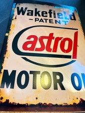Vintage Castrol Oil Sign