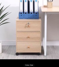 Lockable 3 Drawer Mobile