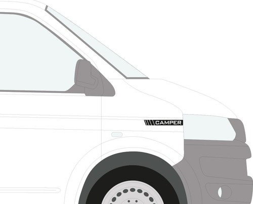 Front wing stripes decals - front,