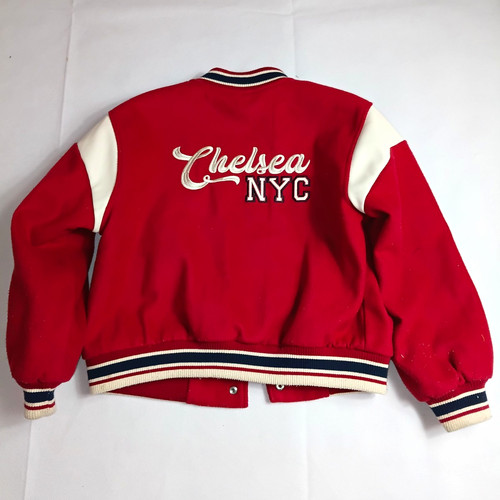 Zara red varsity - varsity, jacket