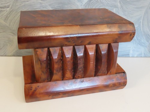 Vintage burr walnut puzzle - burr,