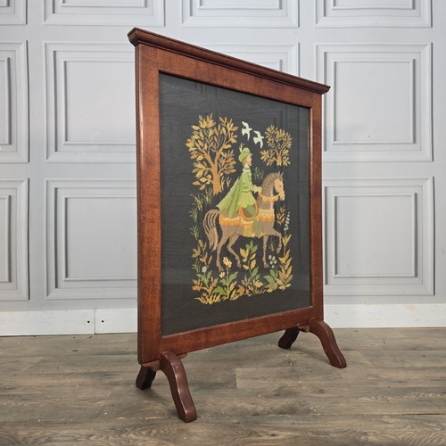 Antique mahogany fire - antique,