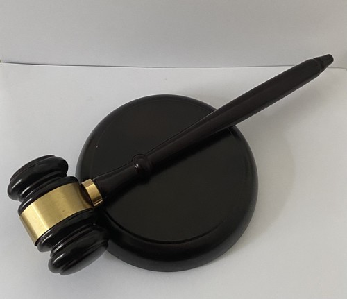 Gavel and sound block legal - and, block,