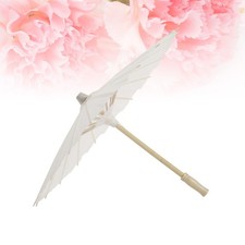  2 Pcs Wedding Parasol White