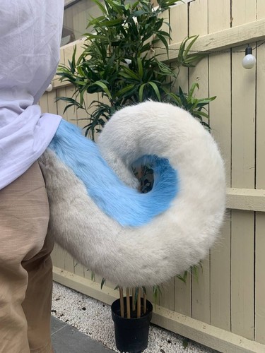 Partial fursuit large blue - partial,