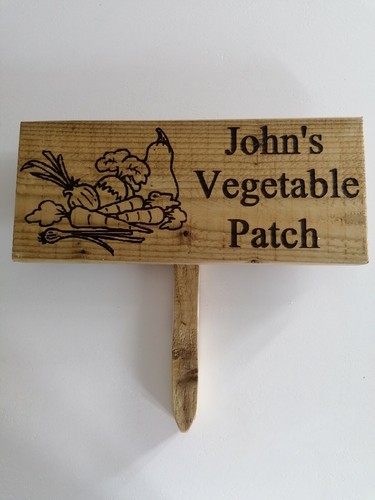 Vegatable personalised wooden - vegatable,