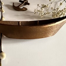 Vintage Bronze Dory Boat