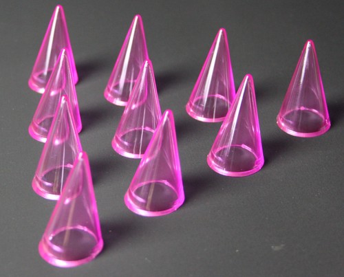 Pink acrylic ring - acrylic,