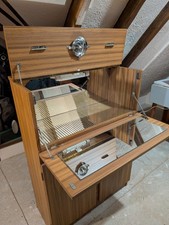 Vintage Art Deco Teak Veneer