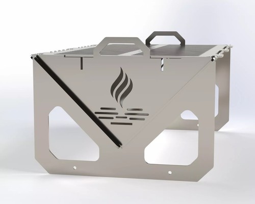 Fire pit collapsible - fire, bbq