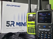 PRE PROGRAMMED BEOFENG UV-5R MINI RADIO  BLUETOOTH AM/FM VHF UHF PMR Xmas Gift 