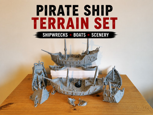 28mm pirate ship terrain - 28mm,