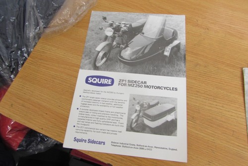 Squire zp1 sidecar for mz250 - zp1,