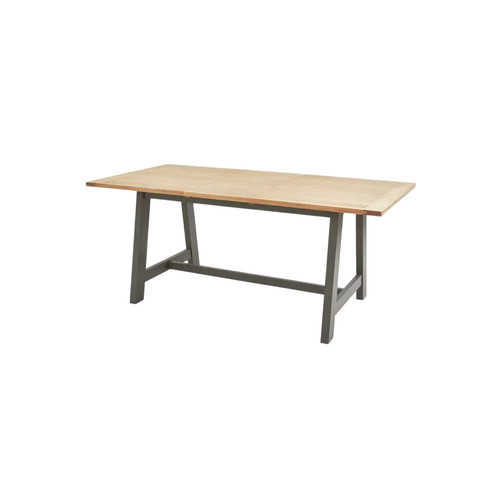 Extending dining table solid - extending,