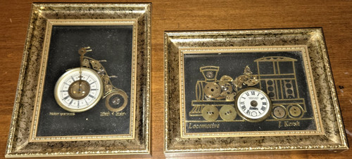 Vintage locomotive penny - vintage, "penny