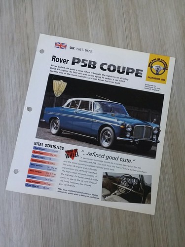 Rover p5b coupe imp - coupe, spec
