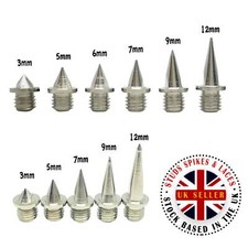 Replacement Running Shoe Spikes 12 x Pyramid Spikes