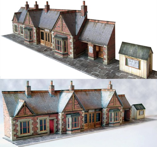 7mm scale station building kit - scale,