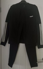 Adidas Black Ladies Tracksuit