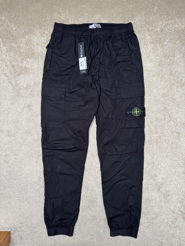Stone island black - black, tela